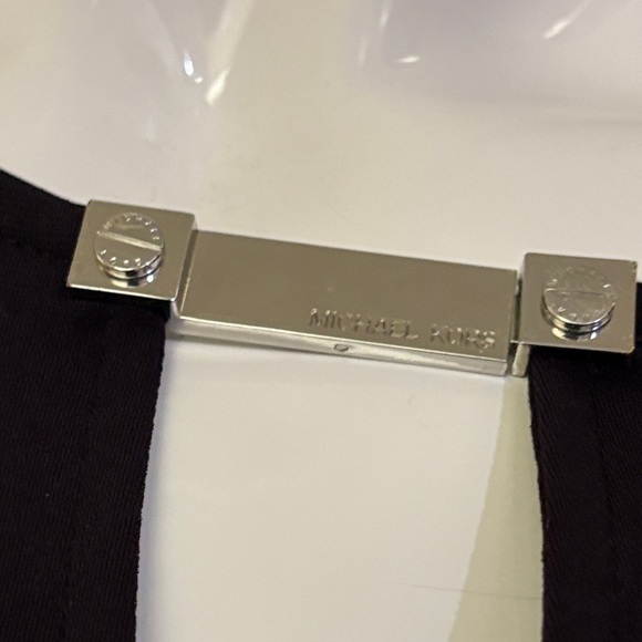 Michael Kors dark purple Long Sleeve Knot Dress, size large - Picture 5 of 12